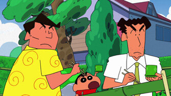 Crayon Shin-chan S2012 E24 – The Salayman's Sinking Noodles / Water is Also Dripping on Shiro