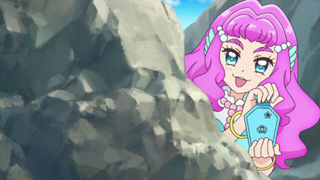 Tropical-Rouge! Pretty Cure S1 E11 – Get Excited! Sand Art On The Beach!