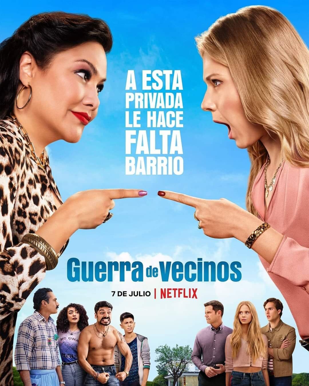 Guerra de vecinos poster