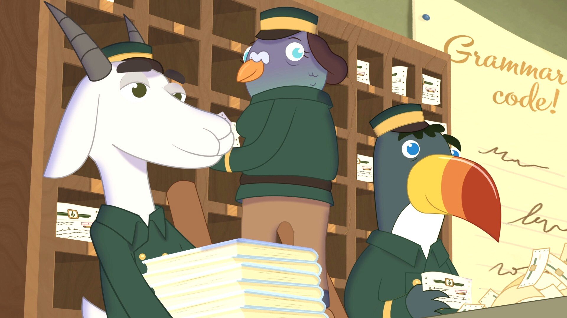 Archibald's Next Big Thing Is Here! S1 E06 – Singing Tele-Grammers