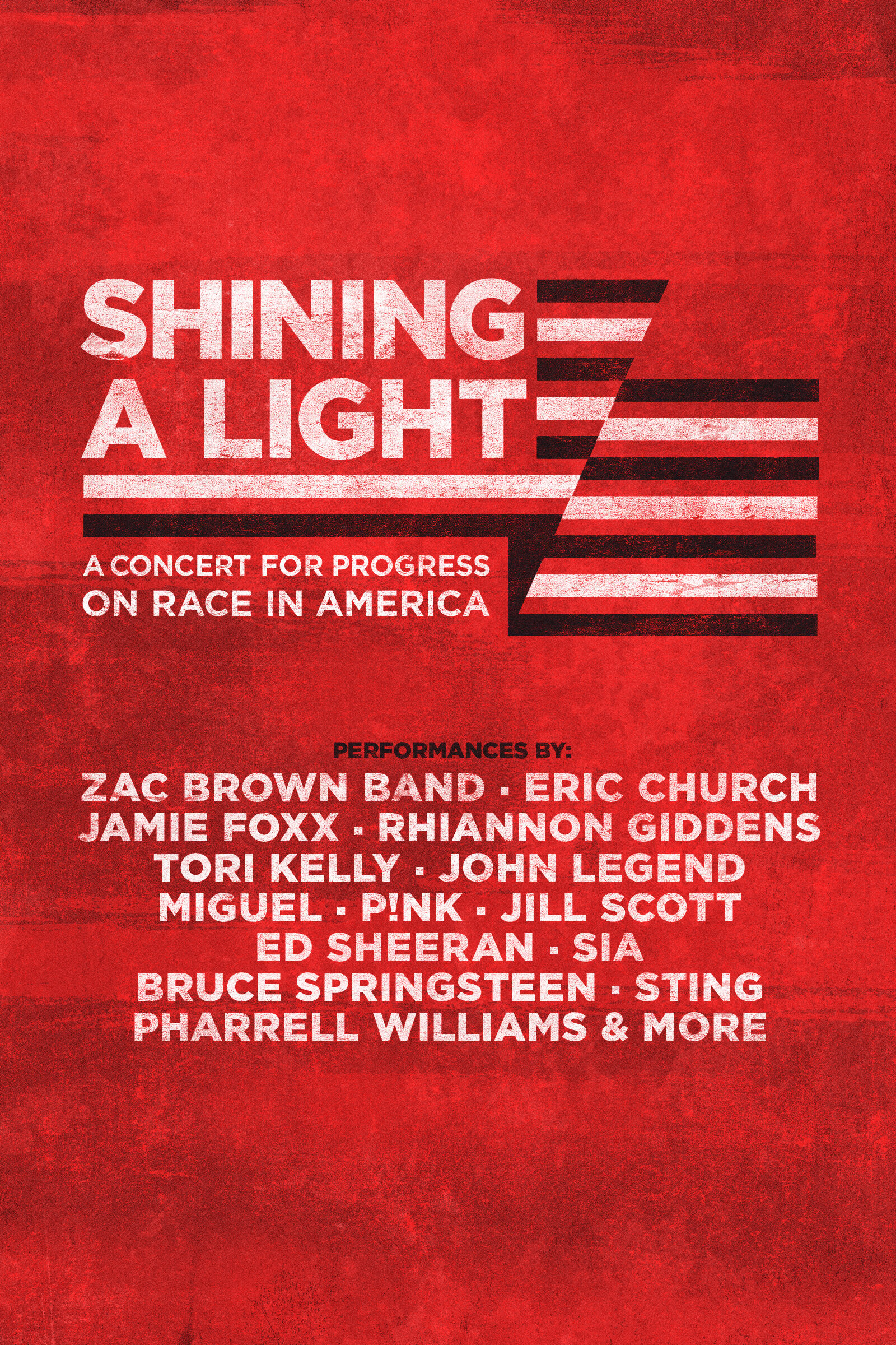 Shining a Light: A Concert for Progress on Race in America poster