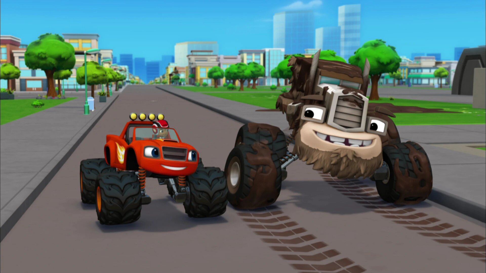 Mega Mud Robot - Blaze and the Monster Machines 3x07 | TVmaze