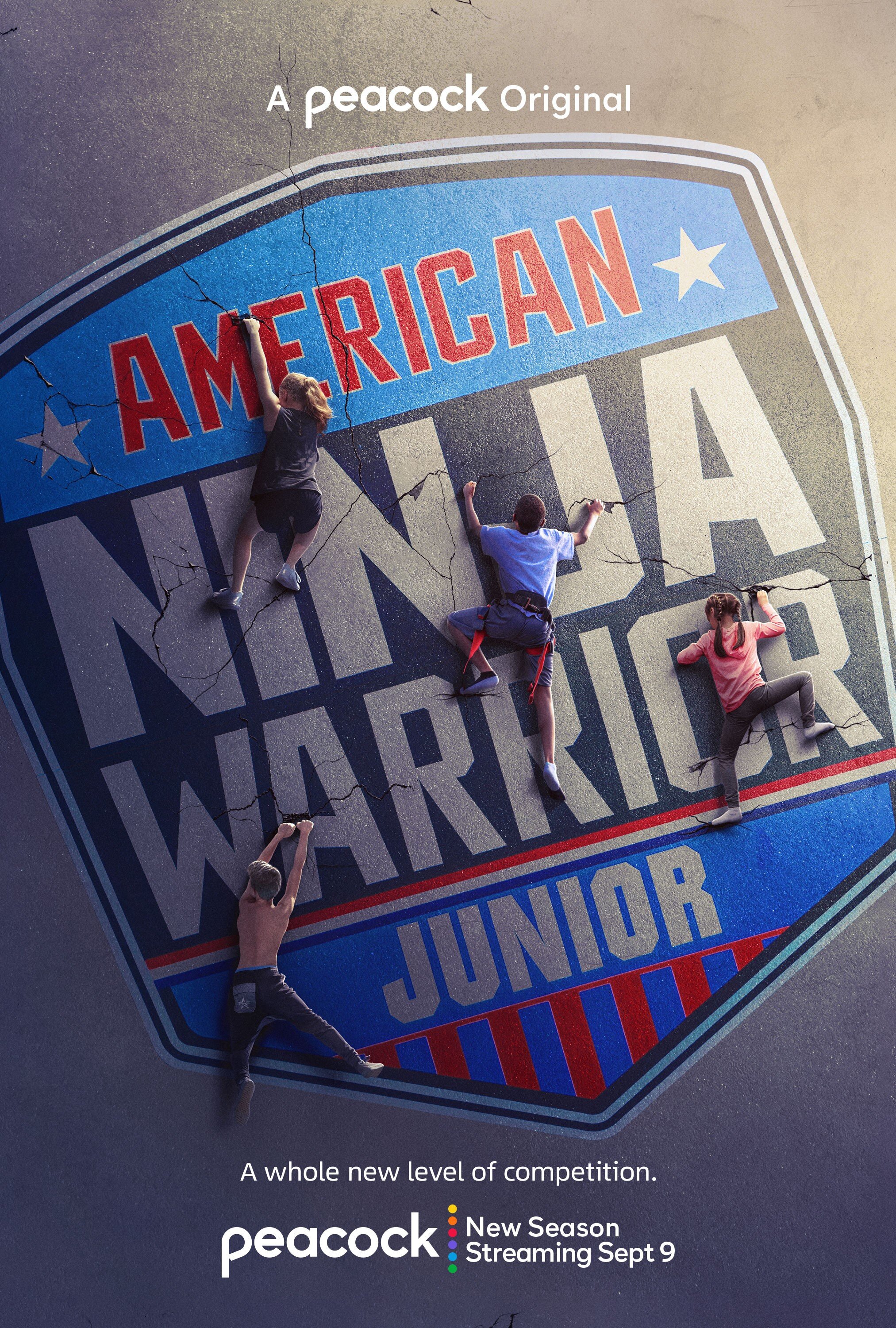 American Ninja Warrior Junior – official series poster, Peacock