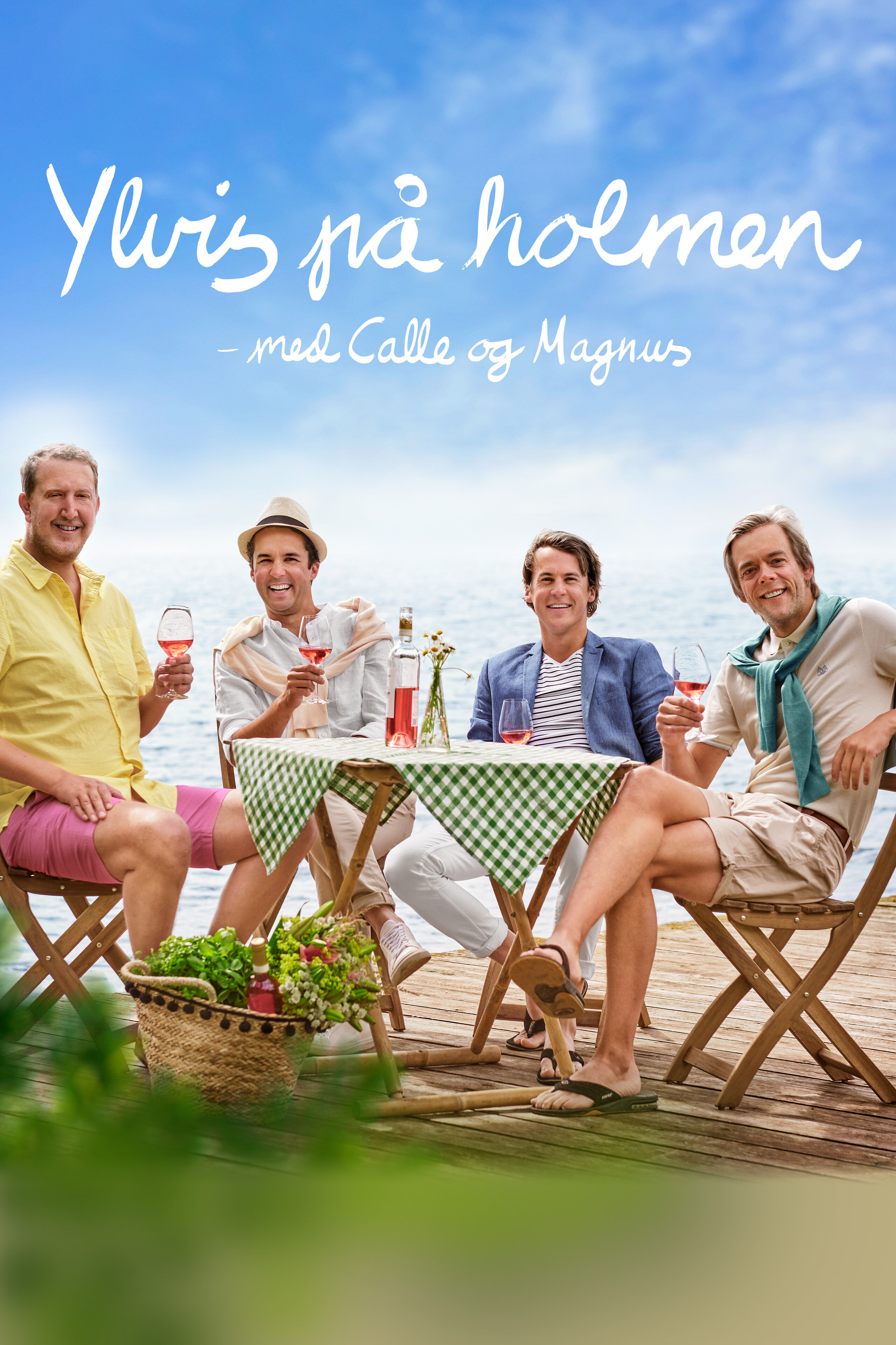 Ylvis på holmen med Calle og Magnus poster