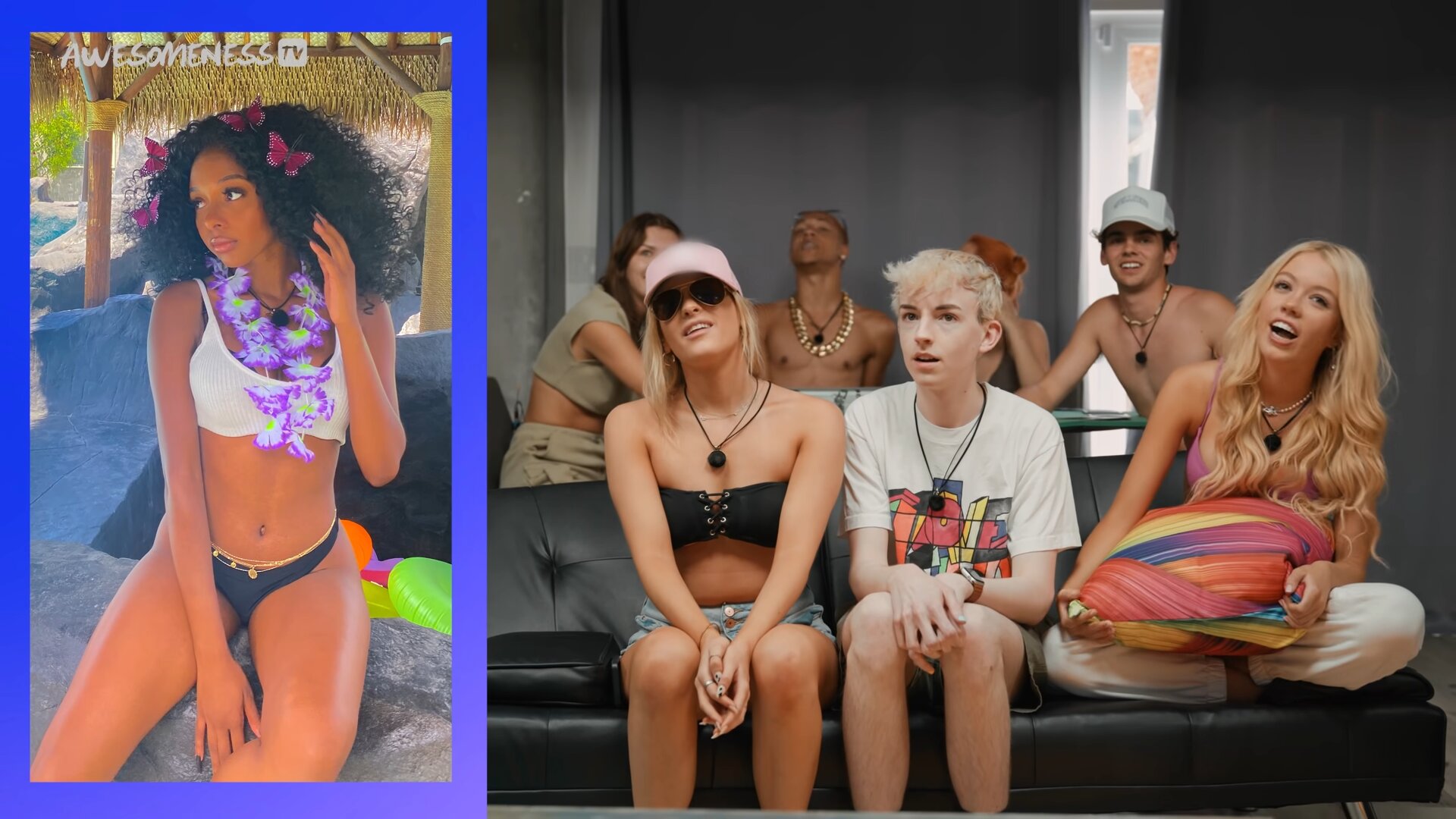 Awesomeness TV's Next Influencer S2 E02 – Hot Tub Never Have I Ever: Kiss