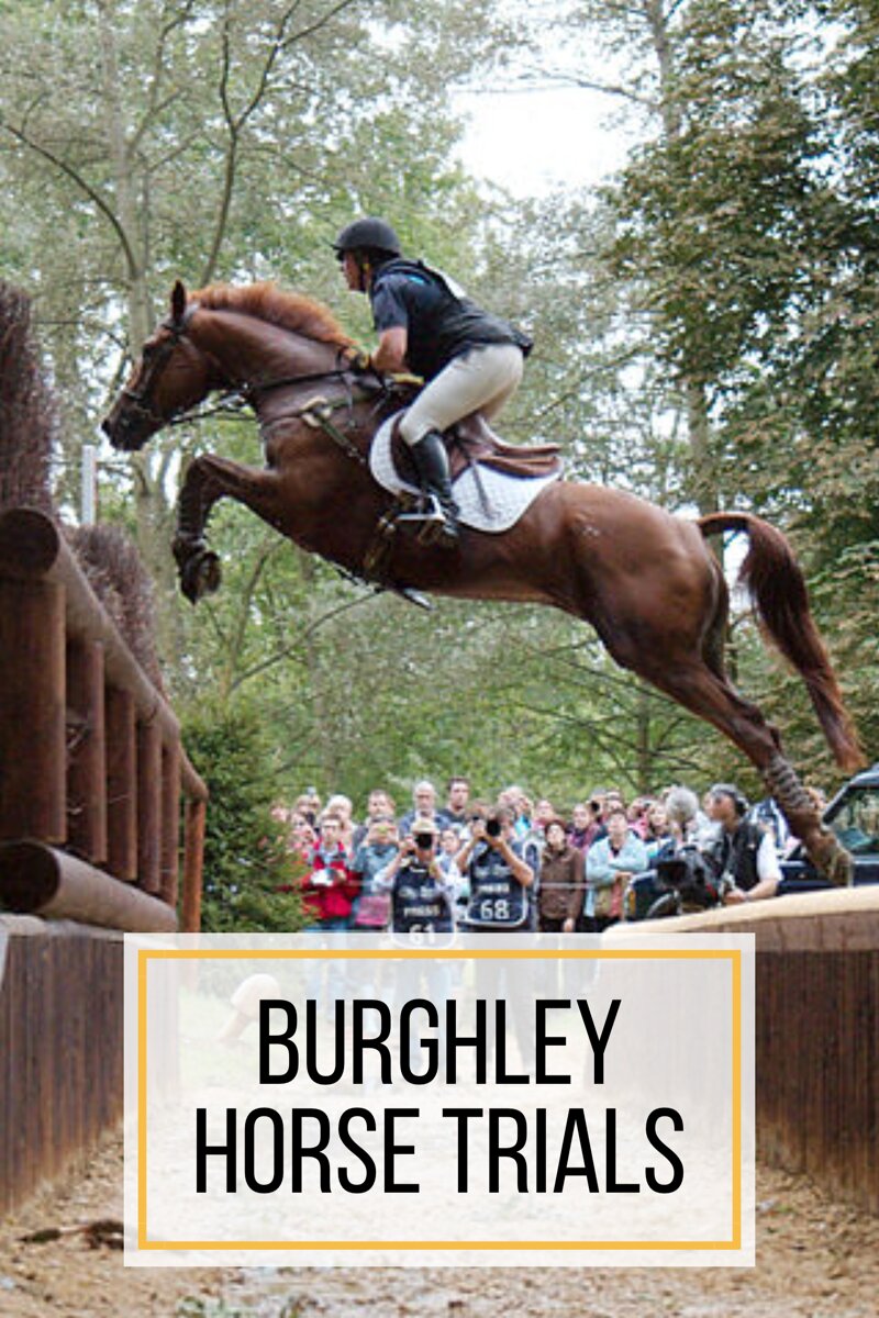 Equestrian: Burghley Horse Trials poster