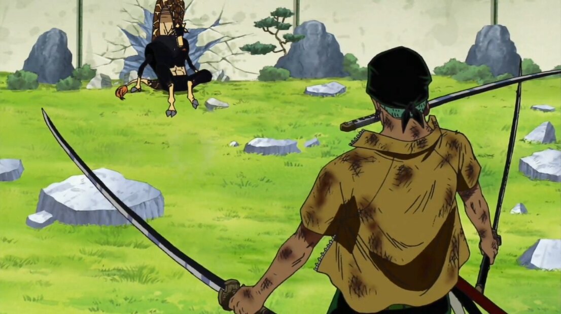 The Drawn Sword's Fierce Attack! Zoro vs. Kaku Powerful Slash Showdown ...