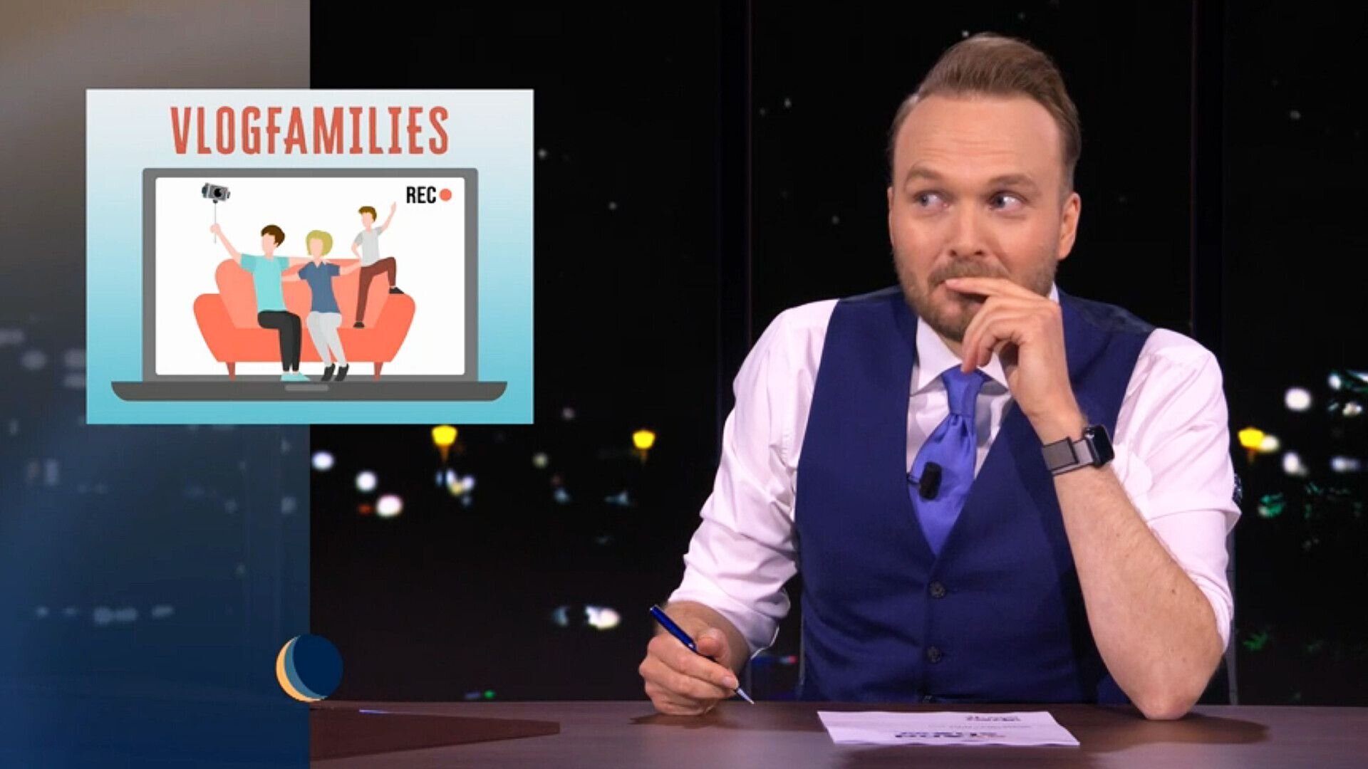 De Avondshow met Arjen Lubach S2022 E63 – Familievloggers, Diederik Jekel