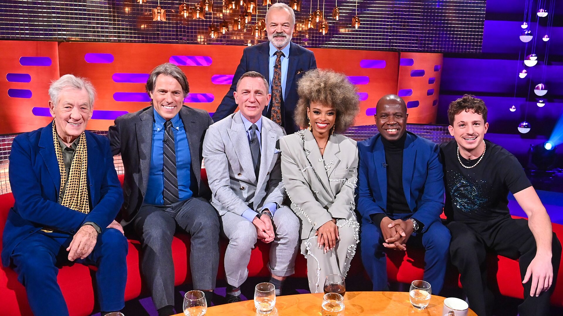 Daniel Craig Fleur East Clive Myrie Ian Mckellen John Bishop