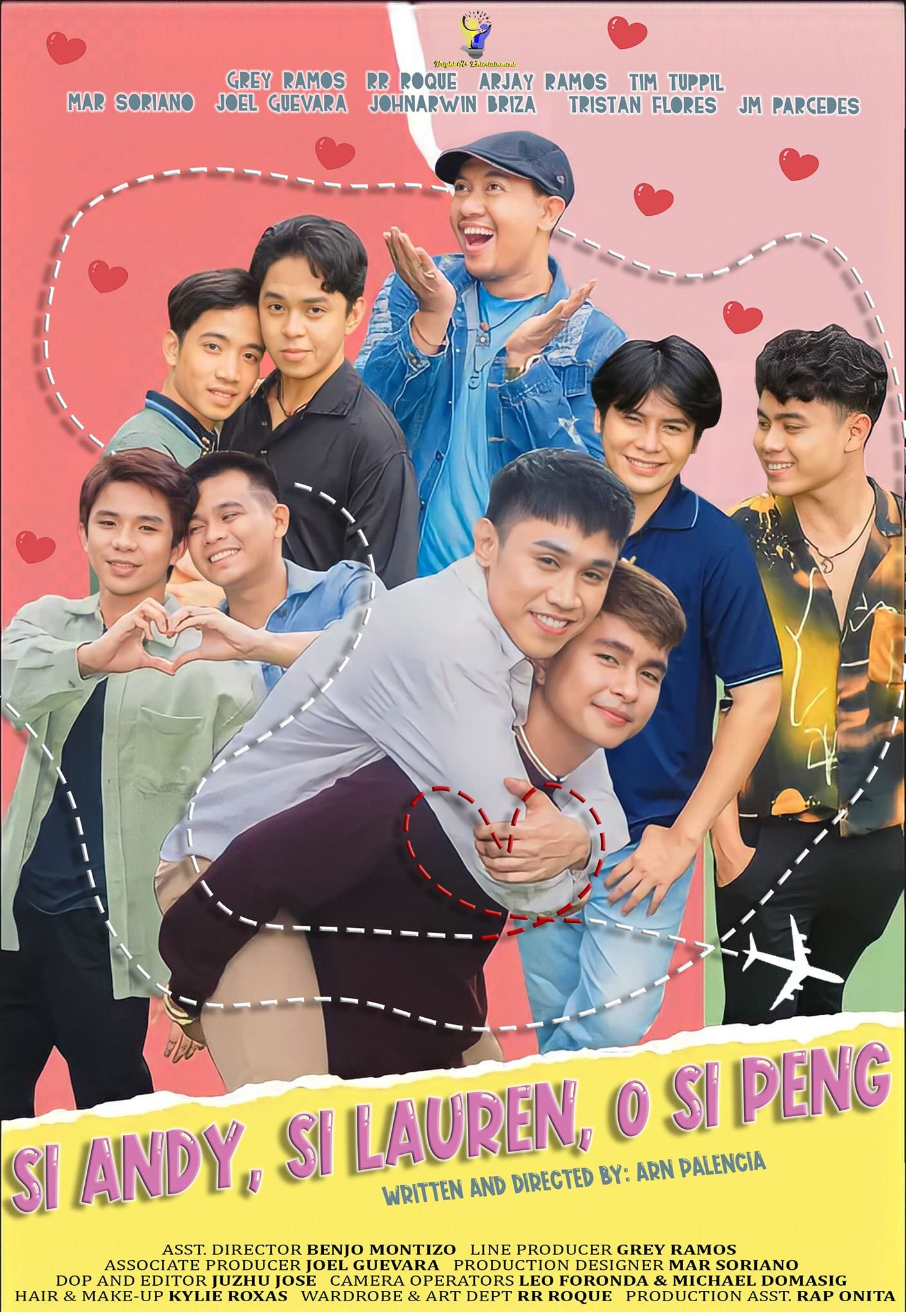 Si Andy, Si Lauren, O Si Peng? – official series poster, YouTube