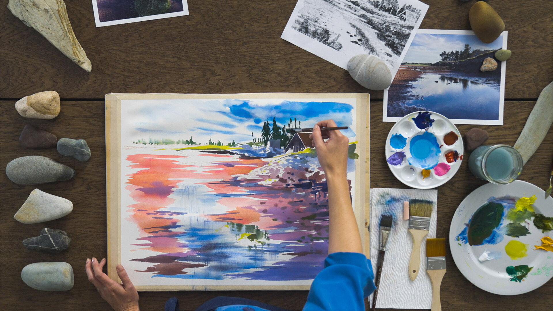 Art in Bloom with Helen Dealtry S3 E05 – Canadian Landscape in Gouache
