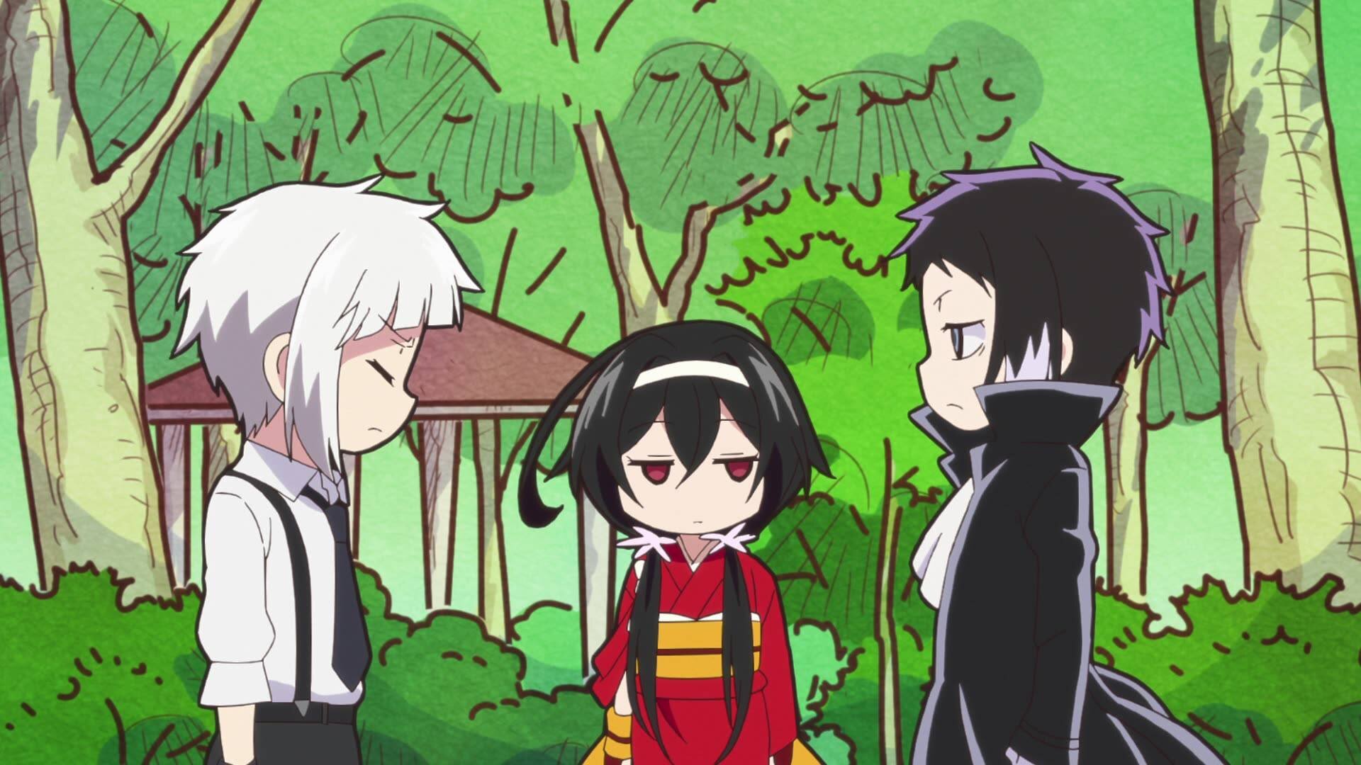 Bungou Stray Dogs Wan! S1 E04 – Akutagawa-kun's Errands / The Mafia Member Who Doesn't Kill / Forming a Duo With Him