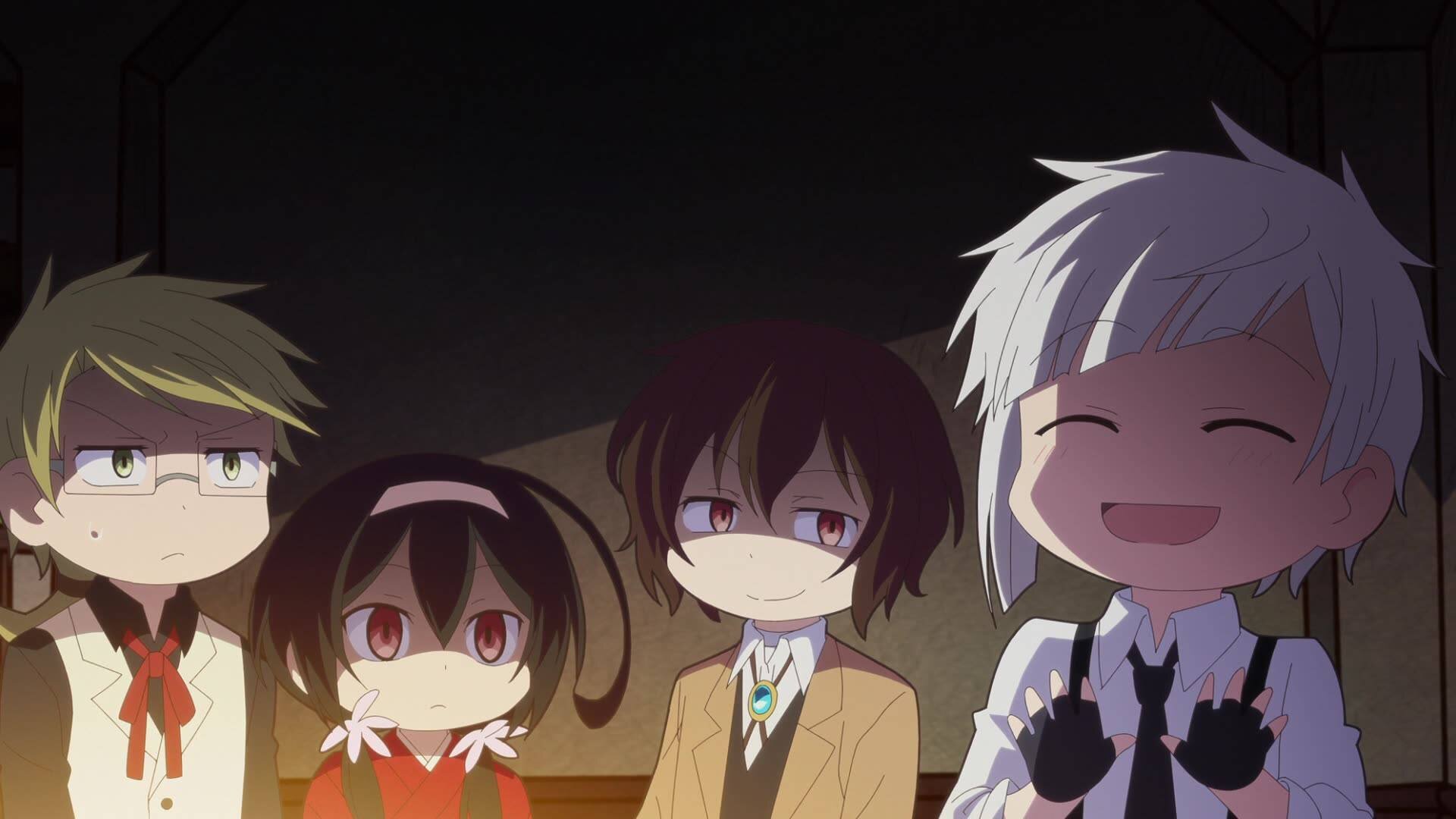 Bungou Stray Dogs Wan! S1 E06 – Dazai-san's Nail Biter / If Only I Could Express My Hundred Thoughts / Please Share! Armed Detective Agency!