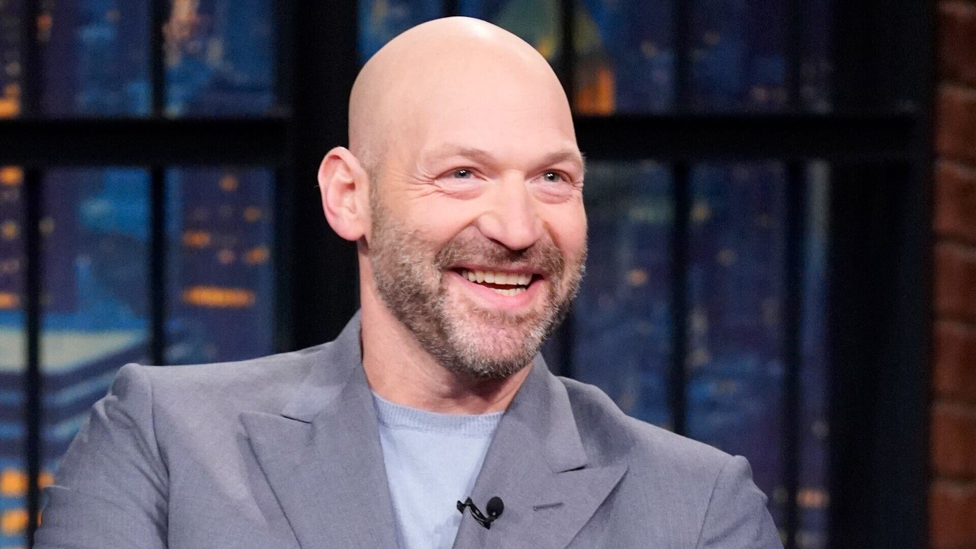 Jessica Lange Corey Stoll Andrew Hurley Late Night With Seth Meyers