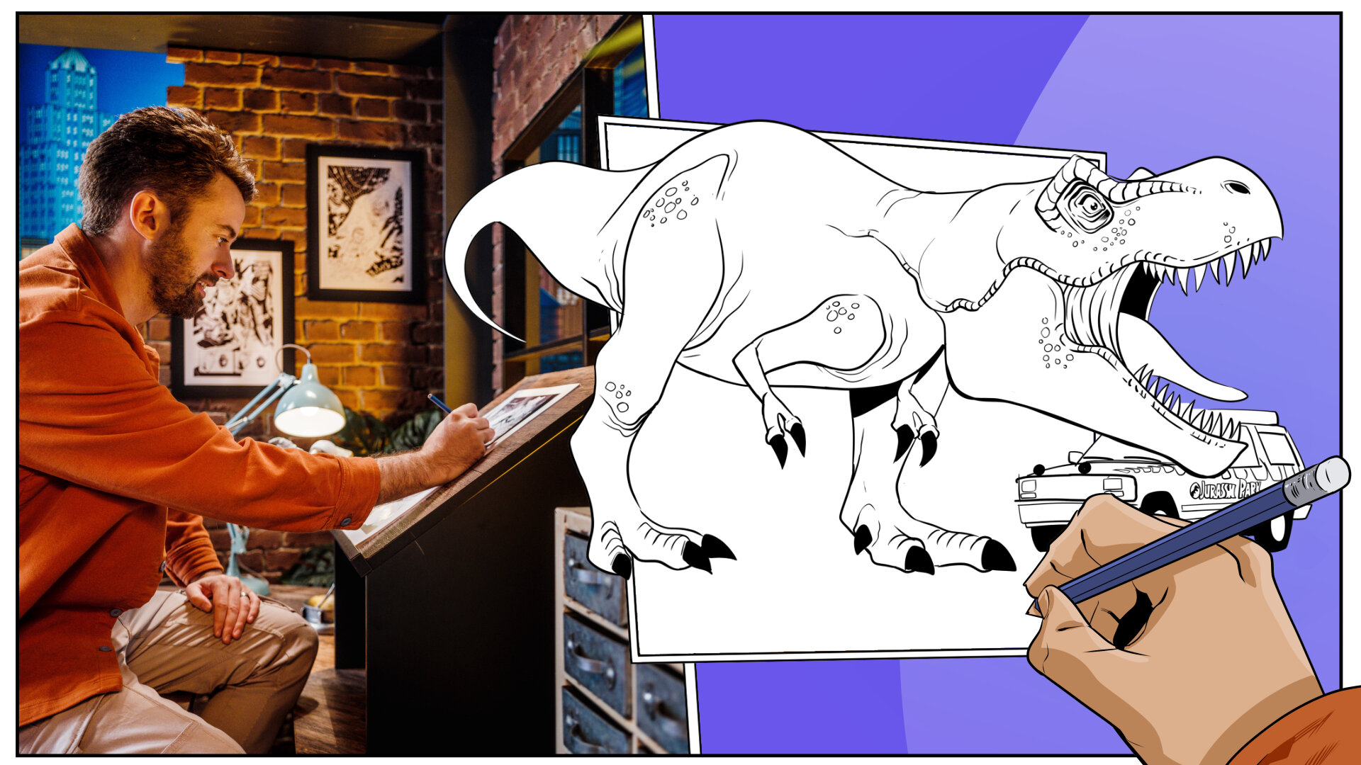 Draw with Will S2 E09 – Jurassic Park