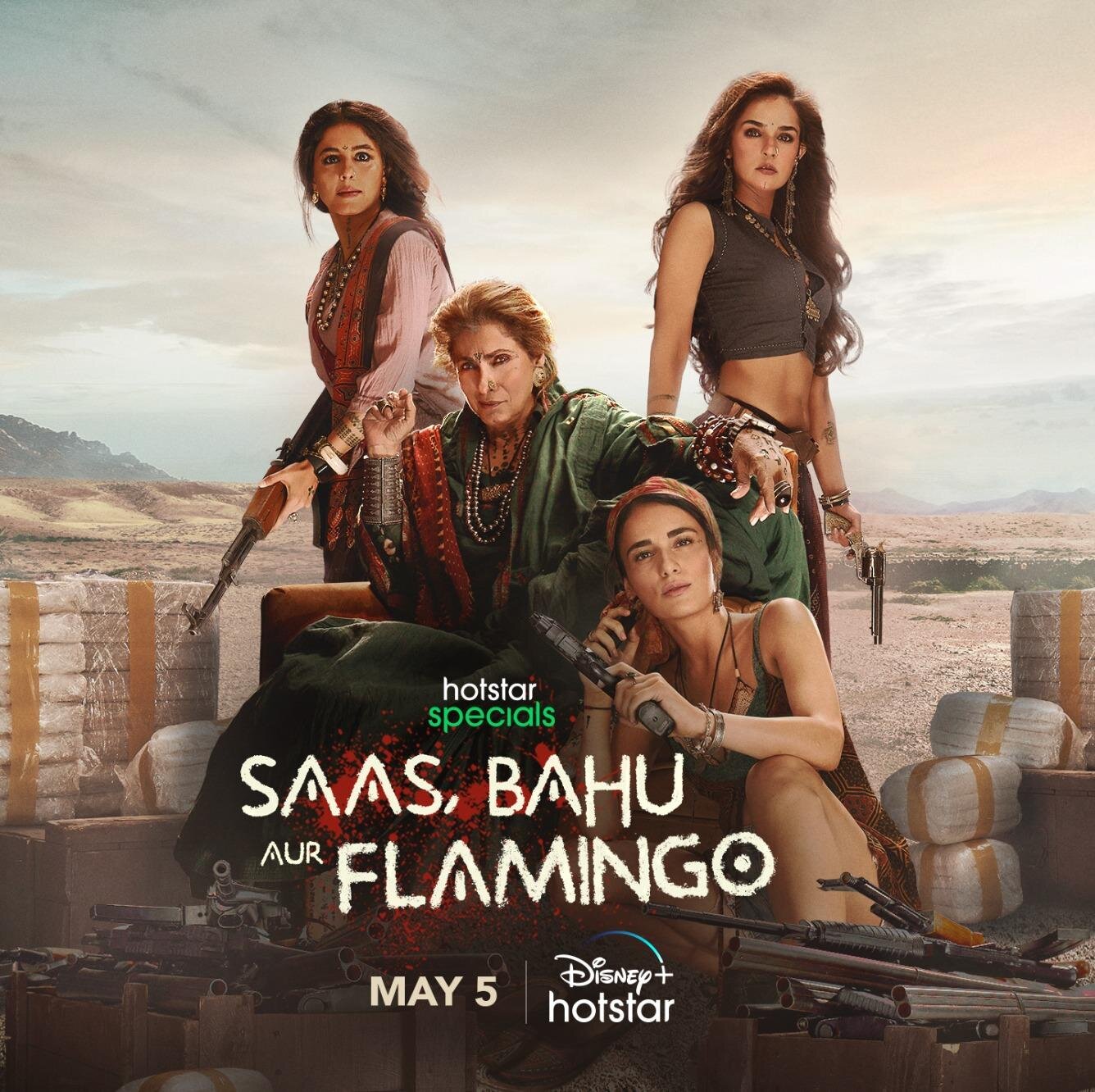 Saas, Bahu Aur Flamingo – official series poster, JioHotstar