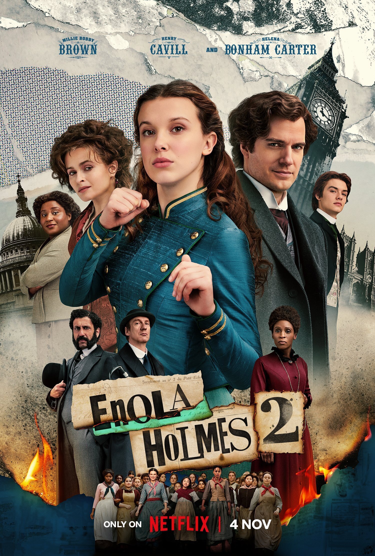 Enola Holmes Season 2022 poster