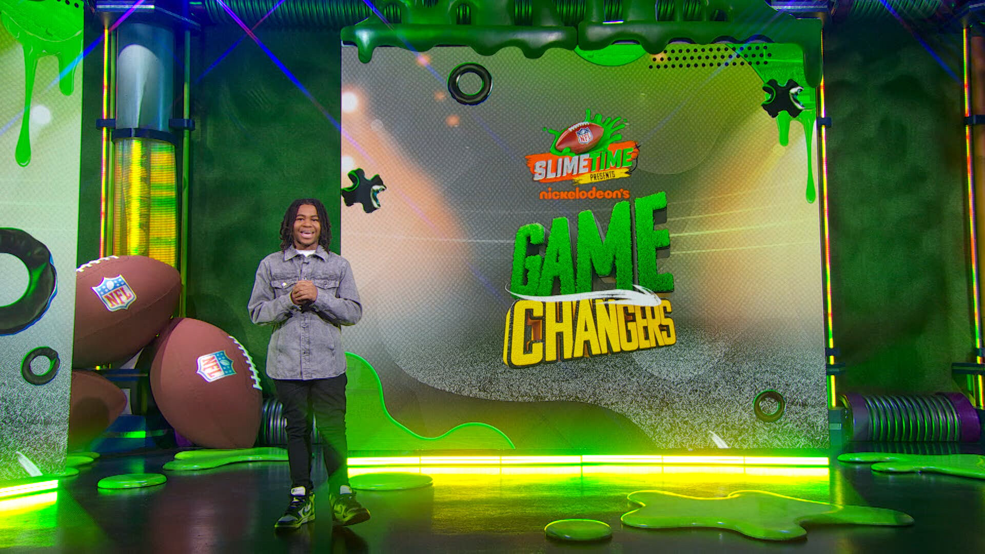 NFL Slimetime S4 Special – NFL Slimetime Presents: Nickelodeon's Game Changers
