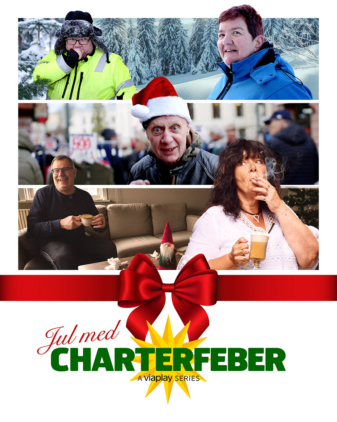 Jul med Charterfeber – official series poster, Viaplay