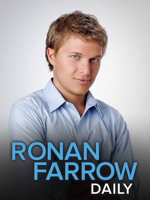 Ronan Farrow Daily – official series poster, MS NOW