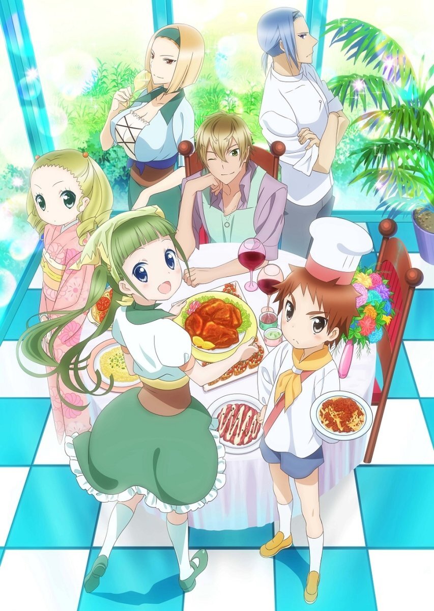 Piace: Watashi no Italian – official series poster, Tokyo MX
