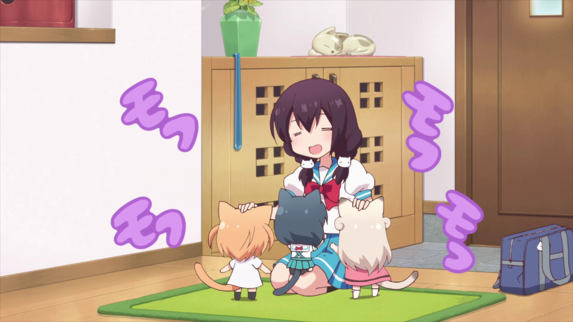 Nyanko Days S1 E01 – Me and My Kitties