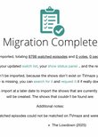 The TV Time importer is now available